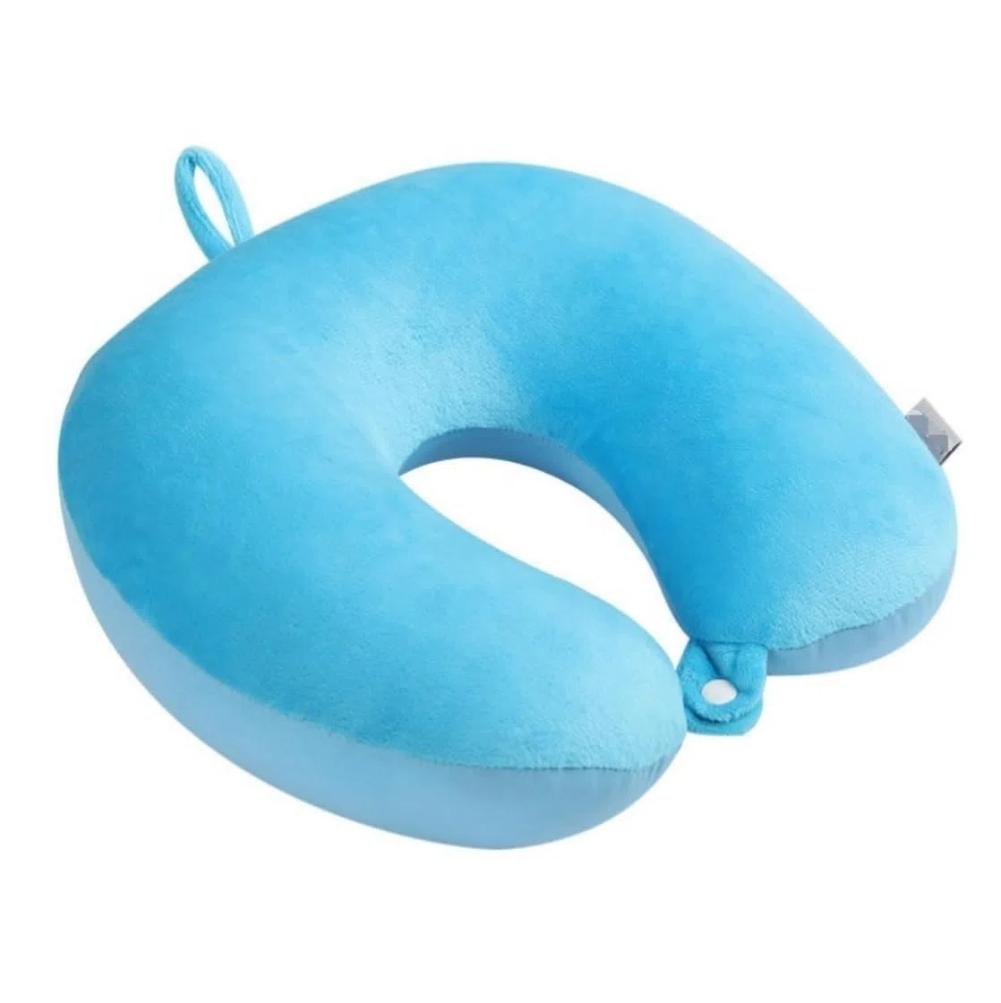Cojín De Viaje Avión Almohada De Viaje Espuma Viscoelástica, Elastano para El Cuello, Soporte para Cabeza Y, para Avión Coche Tren Oficina(Blue)