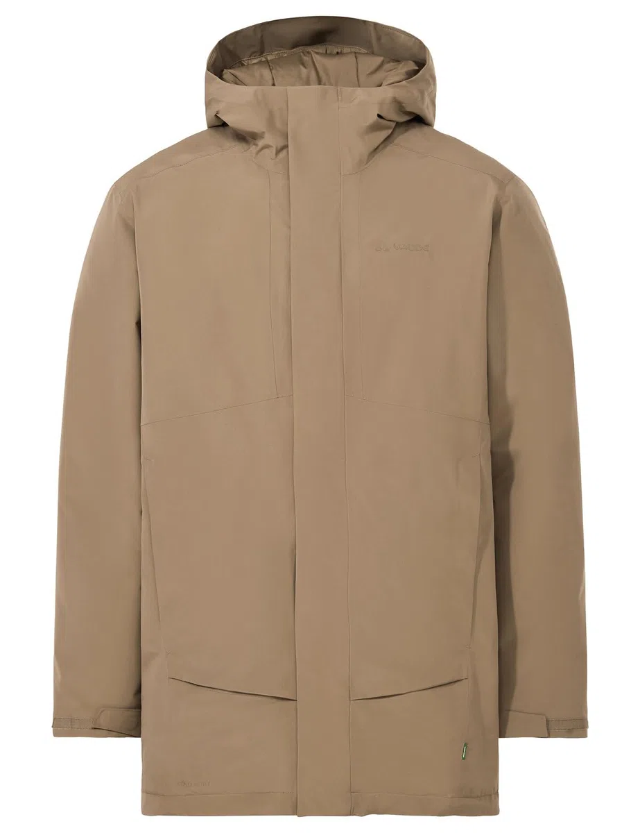 VAUDE Rosemoor Parka acolchada de invierno para hombre, impermeable, cortavientos y transpirable