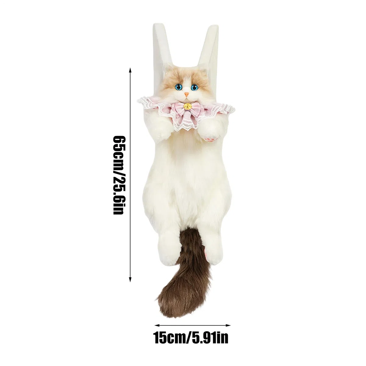 Mochila con forma de gato, con mucho espacio de almacenamiento, suave mochila en forma de gato, para la universidad, para la oficina, viajes, vacaciones, escuela, escapadas de fin de semana