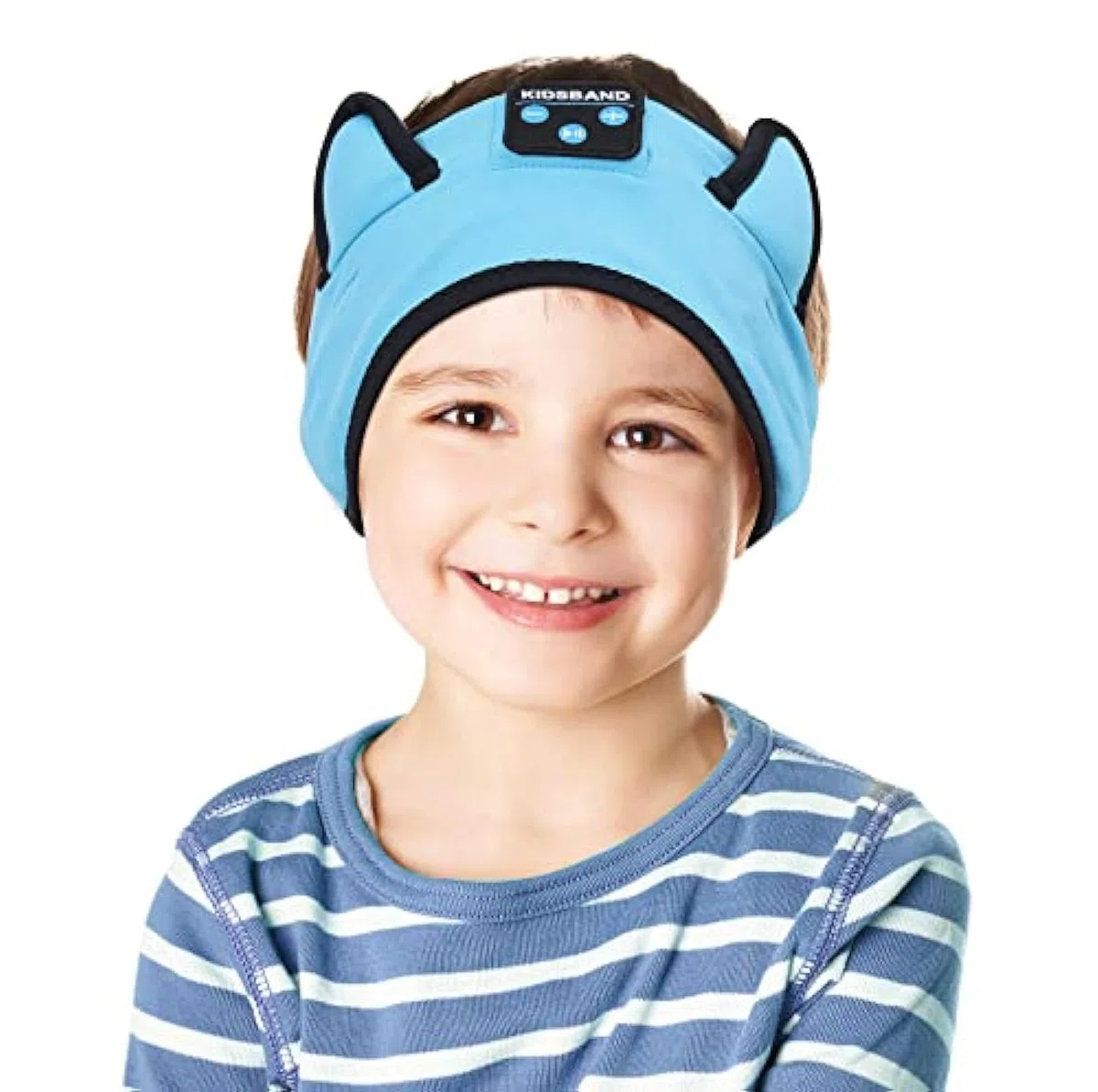 KIDSBAND Auriculares Bluetooth para niños con Diadema Ajustable, Auriculares inalámbricos para Dormir para niños con reproducción con Cable Jack de 3,5 mm para Adolescentes, niños, niñas