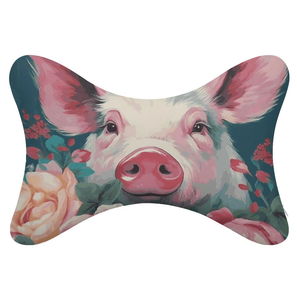 Almohada sonriente (11), núcleo de almohada de espuma viscoelástica, cojín, proporciona apoyo para el cuello, almohadas de coche para viajes y oficinas en casa.