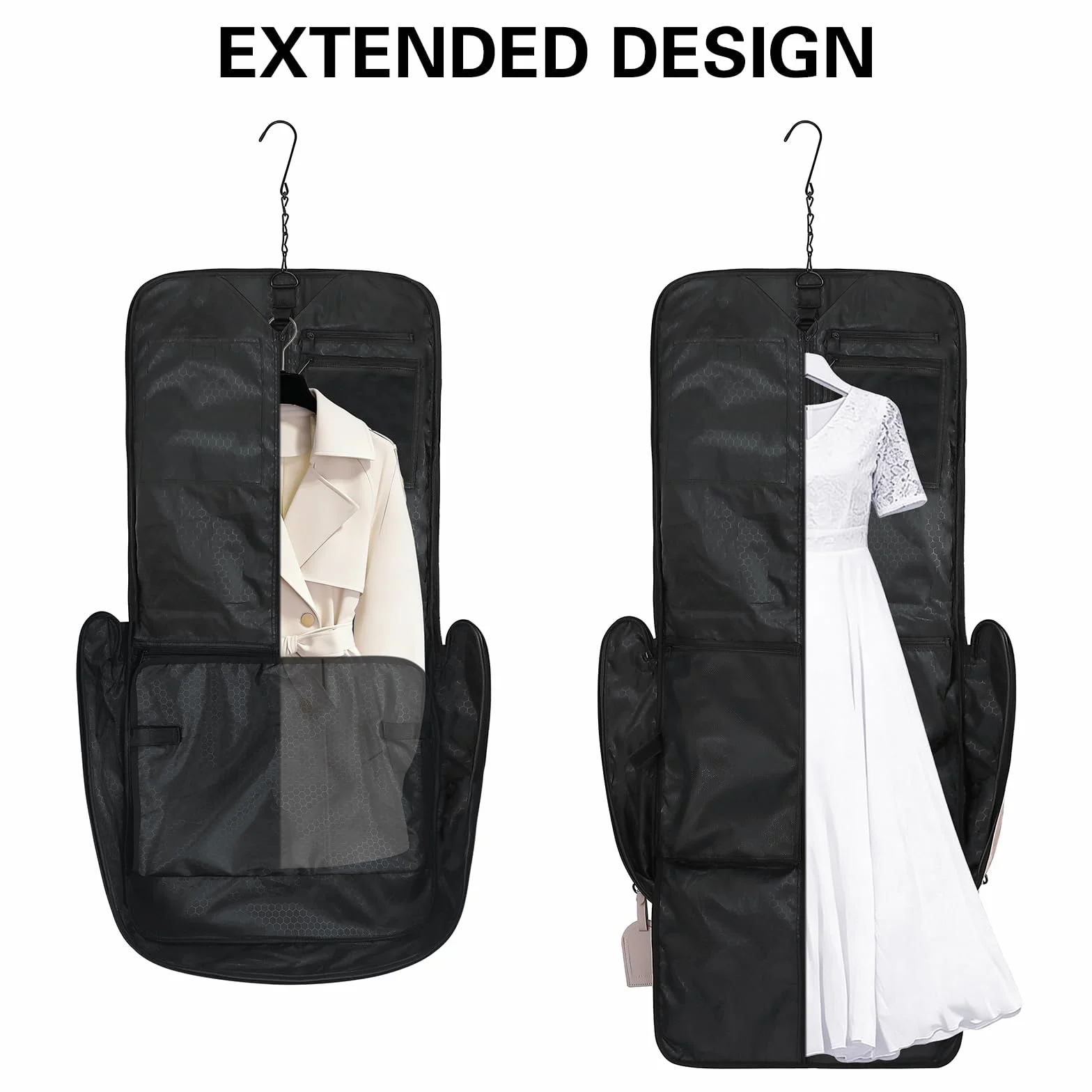 Bolsas de ropa para viajes (rosa)