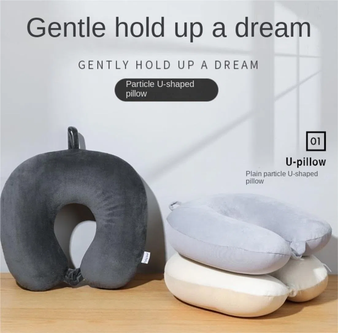 Cojín De Viaje Avión Almohada De Viaje Espuma Viscoelástica, Elastano para El Cuello, Soporte para Cabeza Y, para Avión Coche Tren Oficina(Blue)