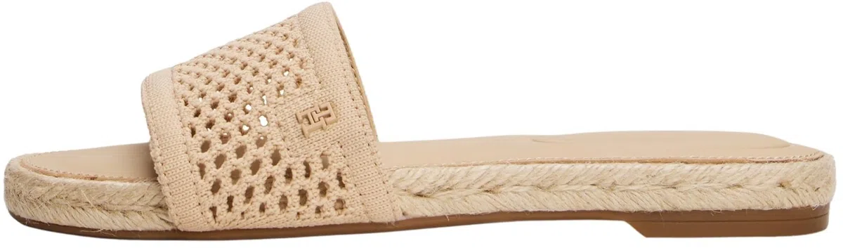 Tommy Hilfiger Sandalias Mujer Knit Mesh Alpargata con Malla