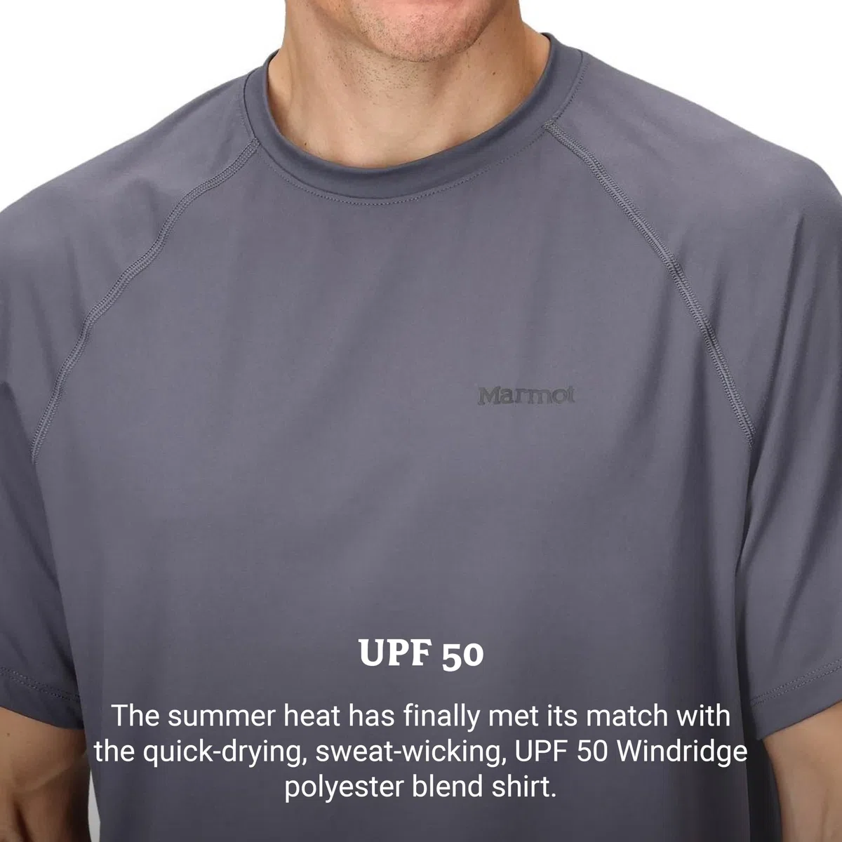 Marmot Windridge SS Camiseta Funcional Transpirable, Camiseta de Deporte Manga Corta, Camiseta de Fitness Secado rápido Hombre (Pack de 1)