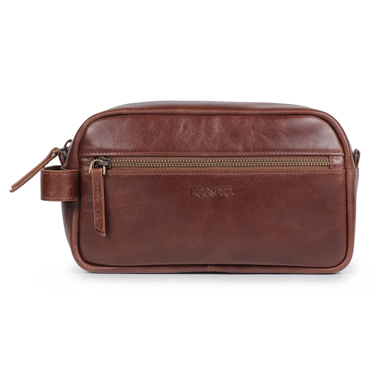 Londo Bolso de Aseo, Viaje en Cuero Genuino