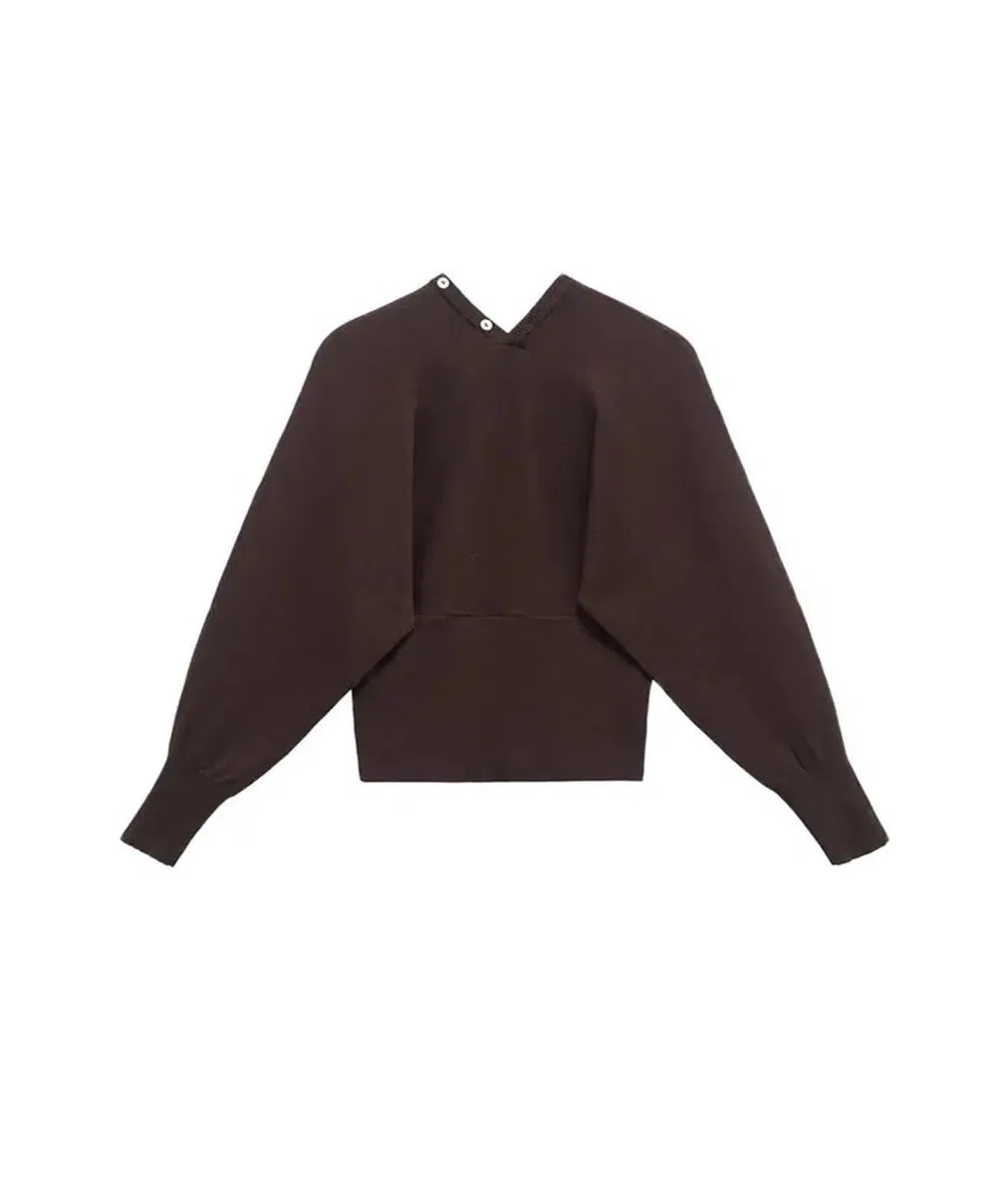 Cárdigan de Punto con Cuello en V y Botones Delanteros for Mujer, suéter de Manga Larga con Dobladillo Ajustado, Prenda Exterior Elegante for Mujer