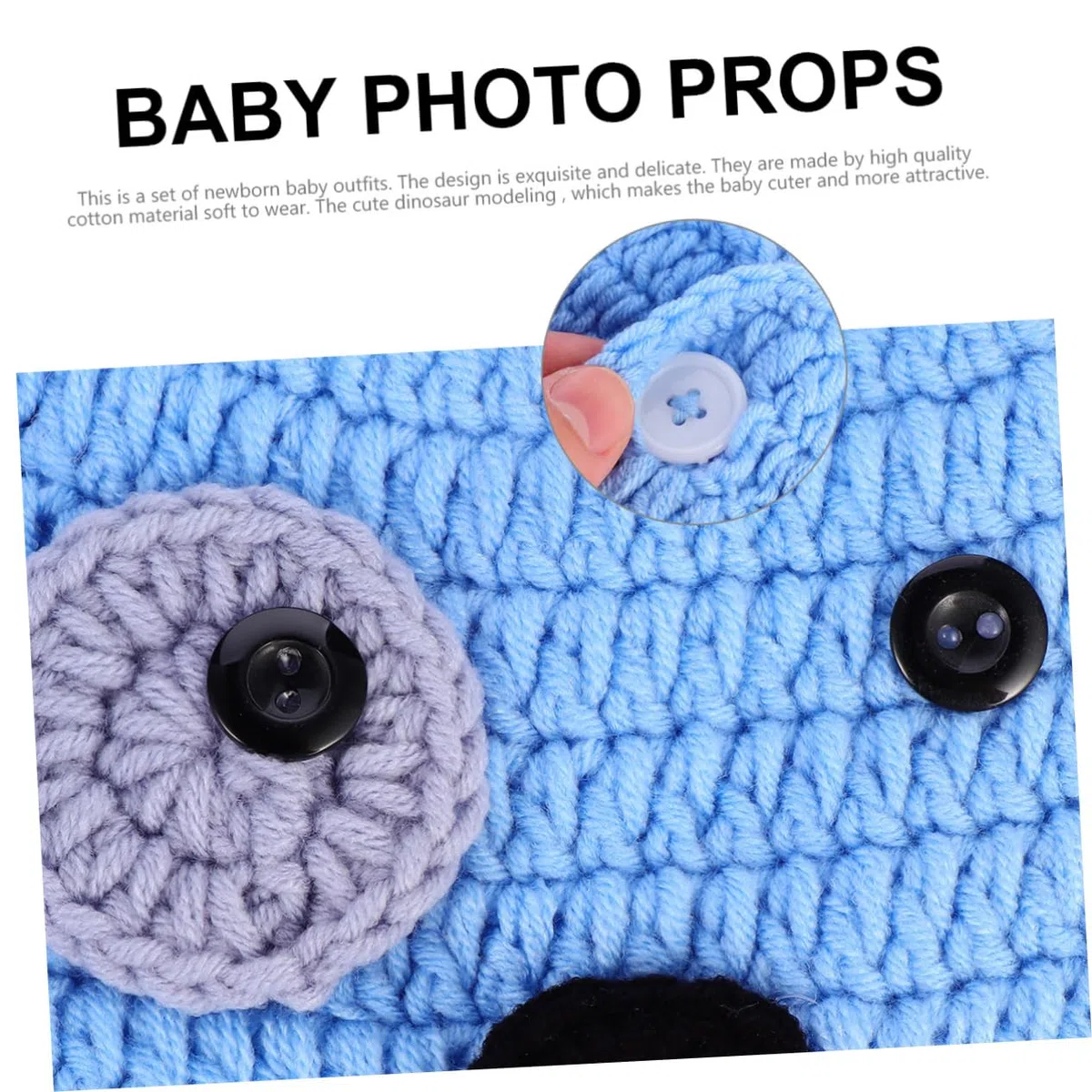 Beavorty Conjunto Fotografía Para Bebés Mano De Incluye Sombrero Cortos Y Accesorios Adorables Para Recién Nacidos