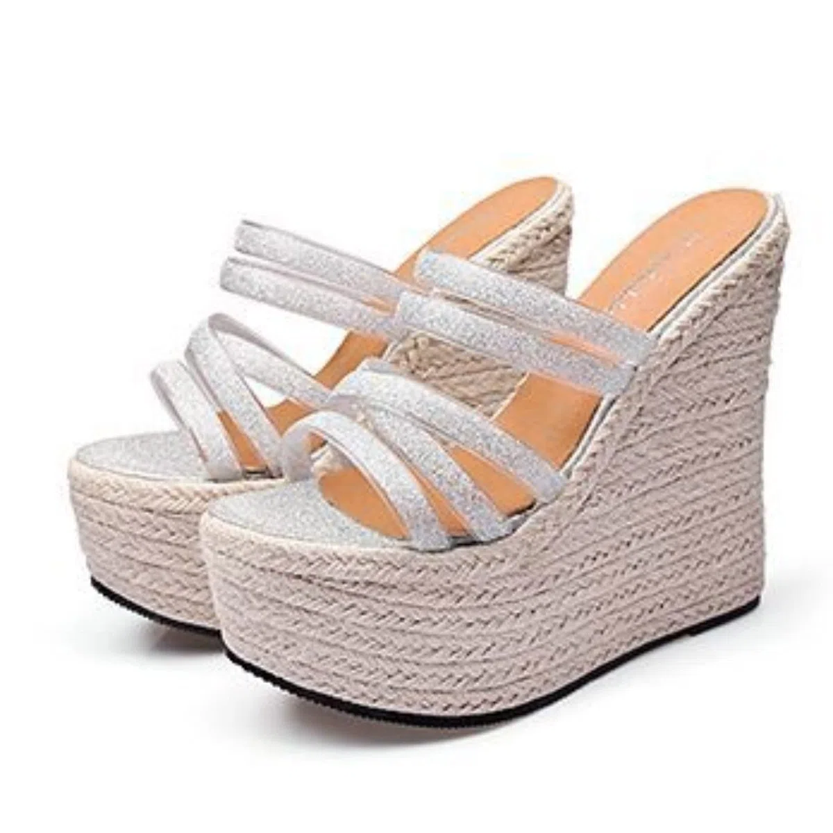 Chanclas con Plataforma Sandalias Y Palas de Mujer Sandalias con para mujer tacón de cuña ultraalto varias correas Zapatos Vestir Cuña Baja Zapatos ComoDos Vestir Gladiador