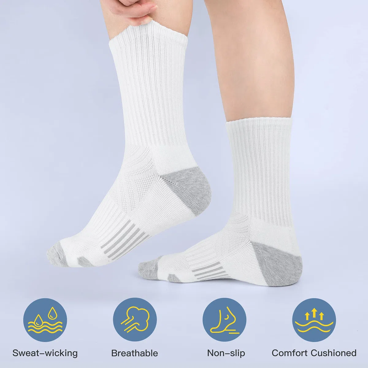 Felicigeely Calcetines deportivos deportivos transpirables para hombre