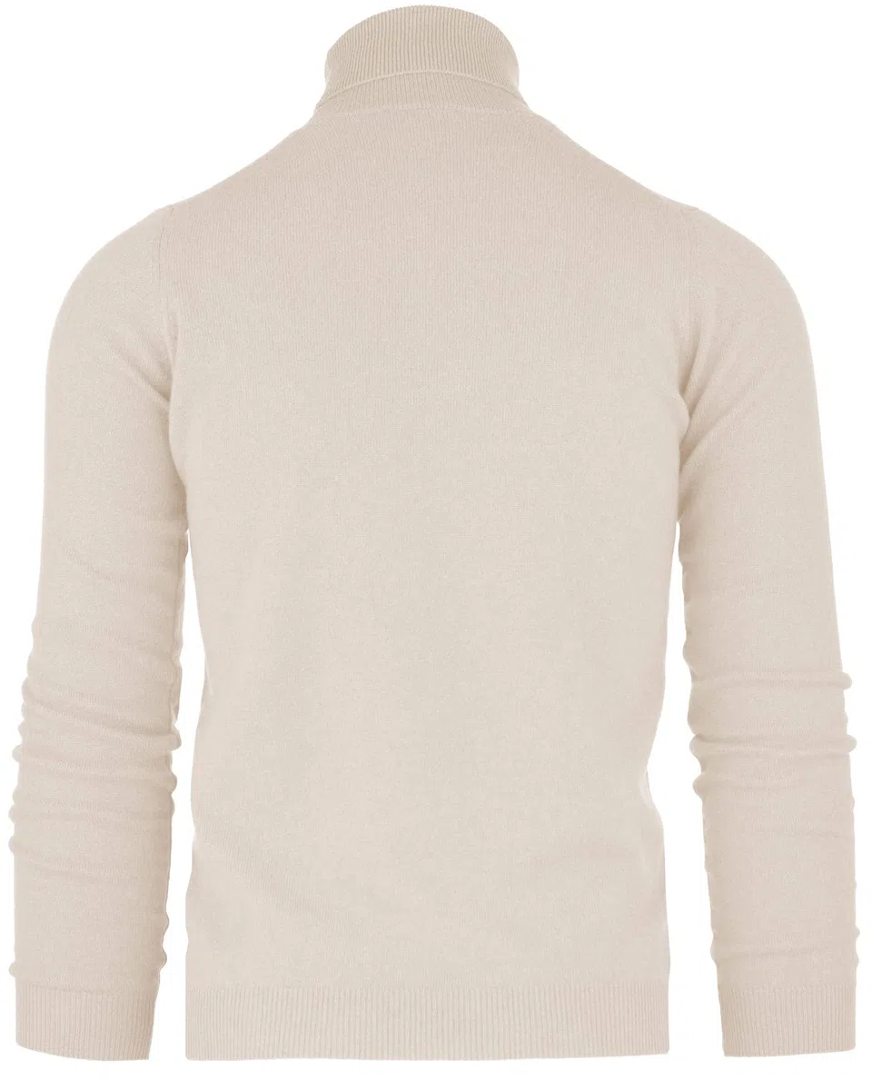 Dolcevita - Jersey para hombre, 30% puro cachemir, 70% pura lana, fabricado en Italia, manga larga, suave y cálido