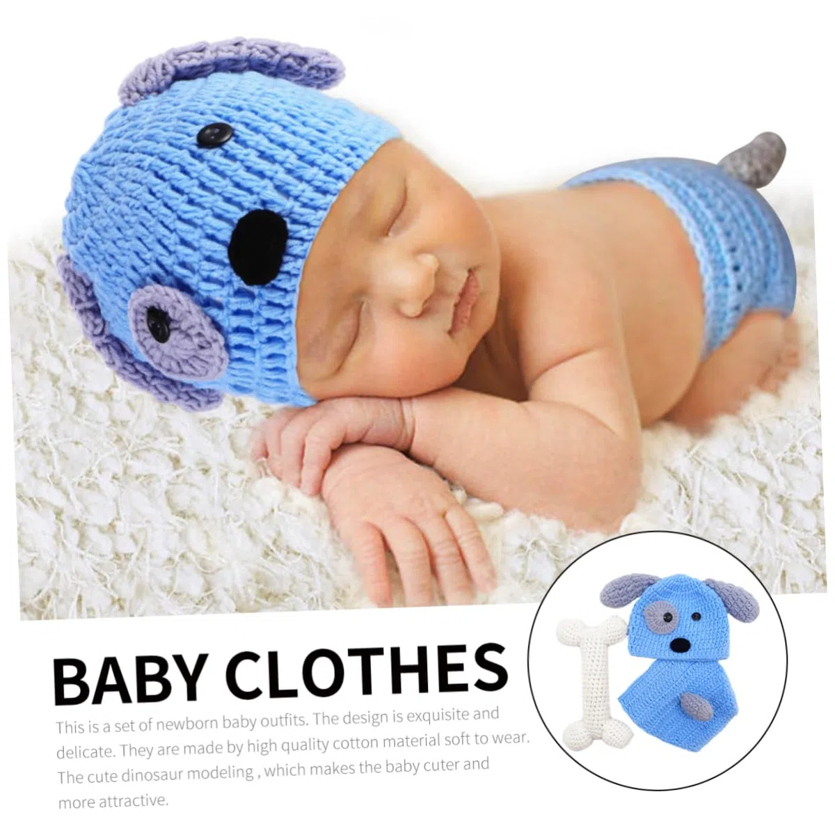 UKCOCO Ropa De De Cachorro Para Bebés De Accesorios De Fotografía De Con Sombrero Pantalones Cortos Y