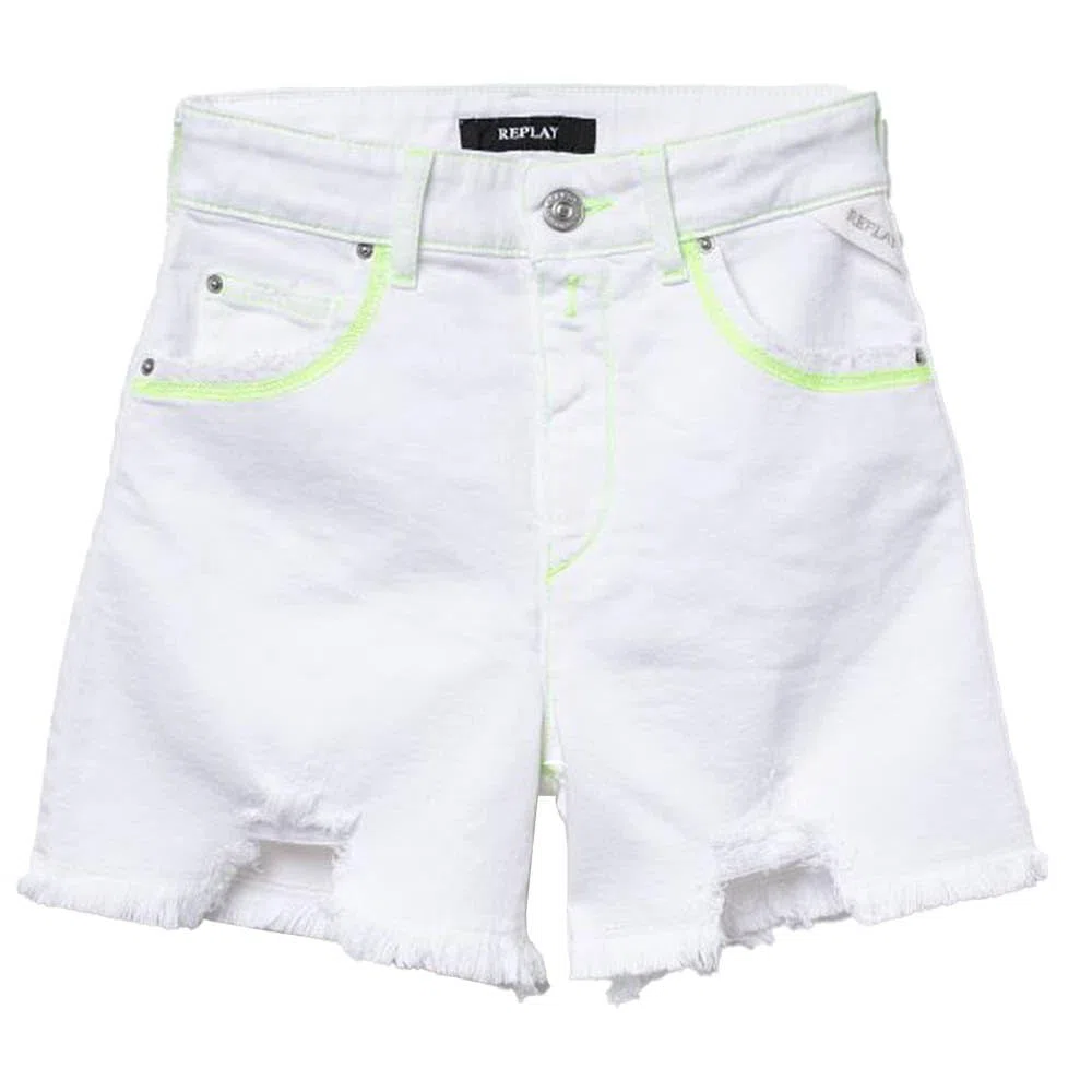 Replay Sijan Short Pantalones Cortos de Jean para Niñas