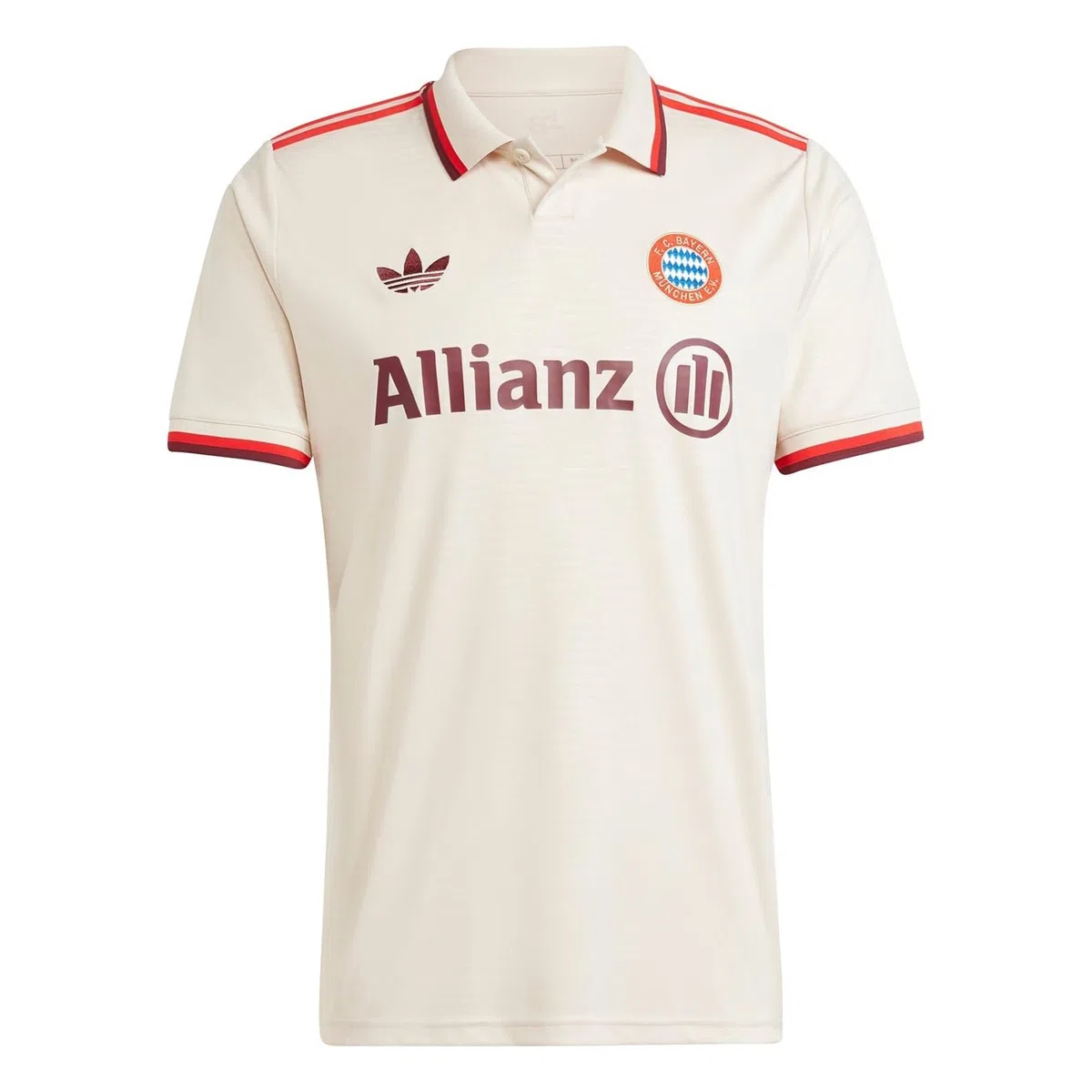 adidas FC Bayern - Camiseta de fútbol, color beige mixta FCB 3 JSY