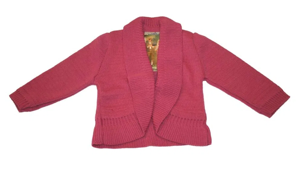 Isar-Trachten Traje típico de niña Chaqueta de Punto Rosa Talla 68 – 164 Rosa 9 Mes