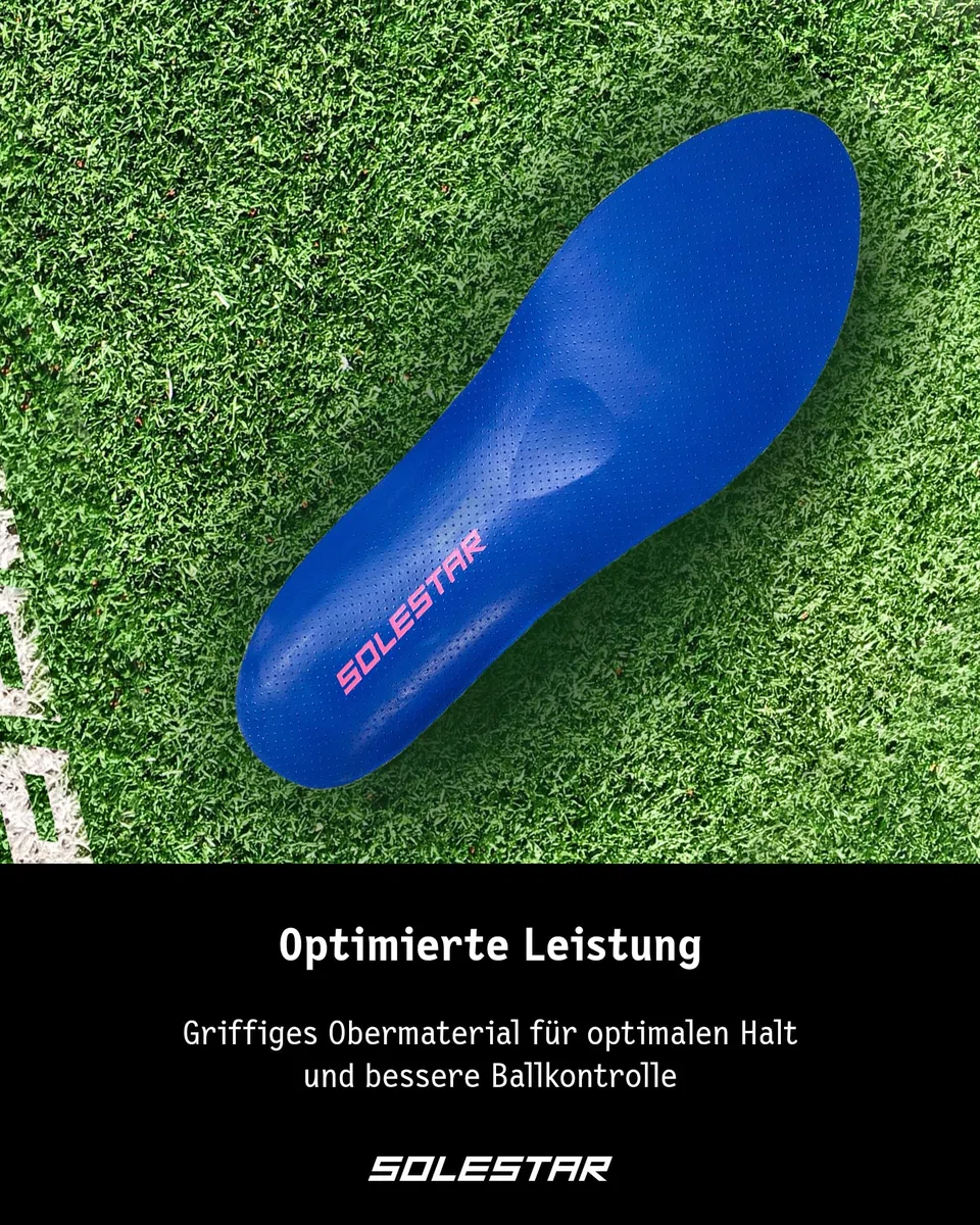 Solestar Kick - Plantillas para zapatos de fútbol (talla 37/38), diseño unisex