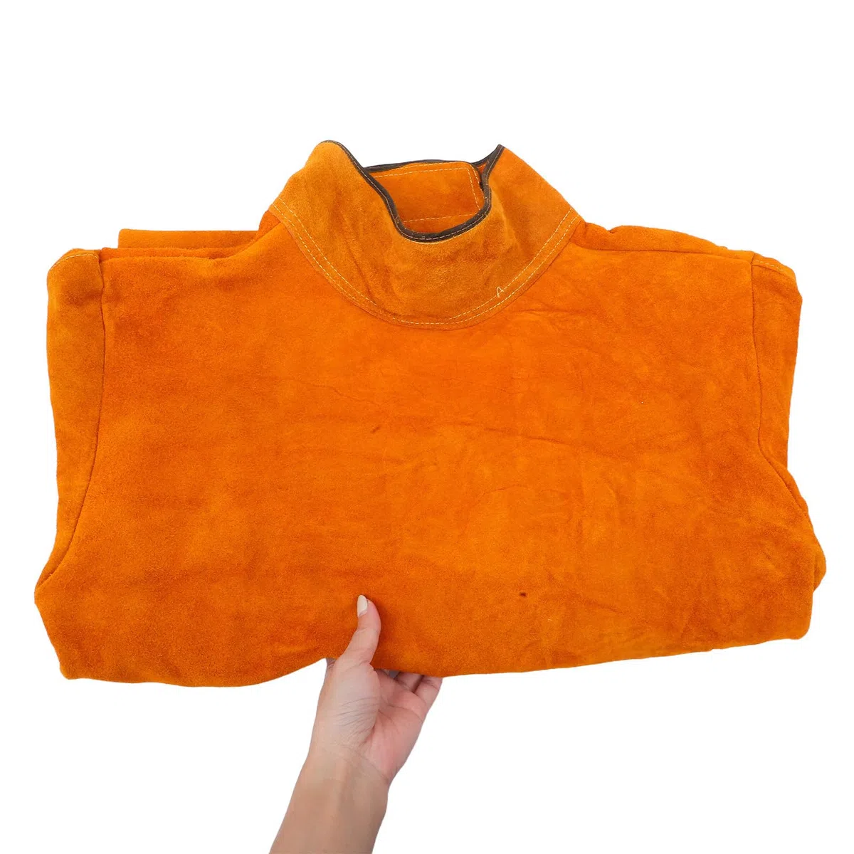 GALPADA Delantal Protector para Soldar de Cuero Resistente al Calor y Fuego, Ropa de Trabajo para Soldadura en Taller, Diseño Duradero y Resistente al Desgaste