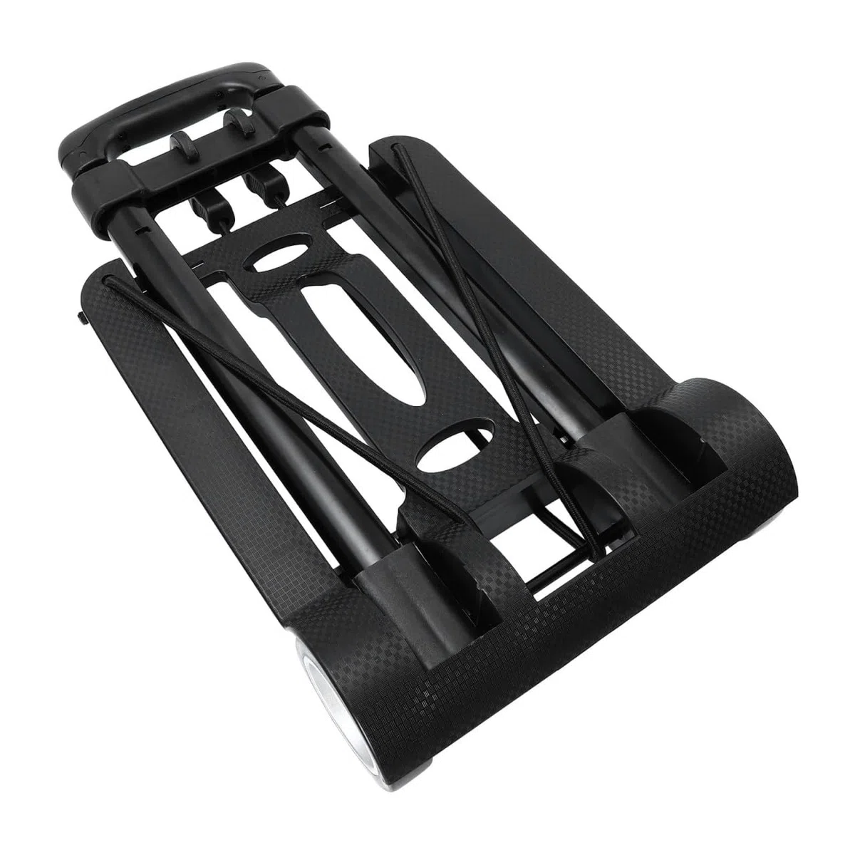 Garneck Carrito de Compra Plegable Portátil de Hierro y PVC Fácil de Transportar y Almacenar para Uso en Exteriores y Hogar