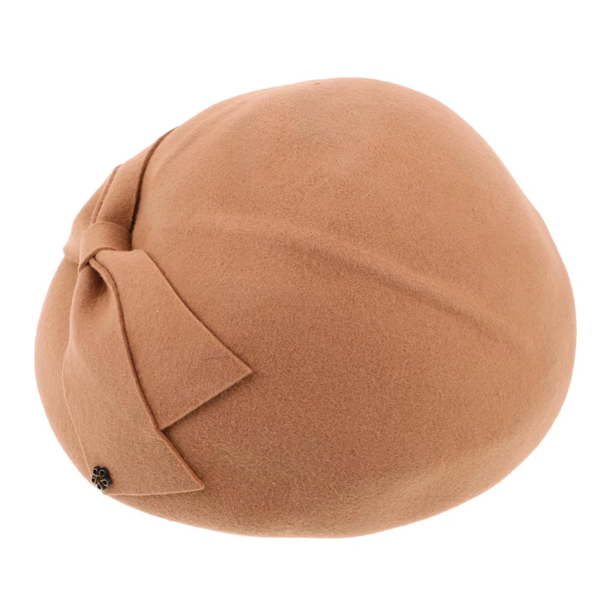 Hohopeti Sombrero de Lana para Mujer Francés Vintage Khaki Cálido Otoño Invierno para Eventos Formales y Fiestas