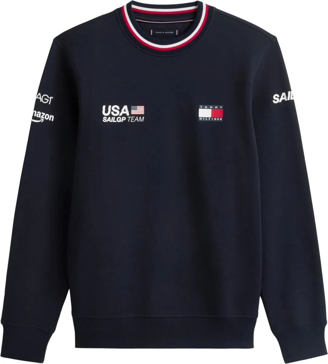 Tommy Hilfiger Us Sailgp Replica Crewneck Mw0mw44685 Sudadera sin Botones Hombre