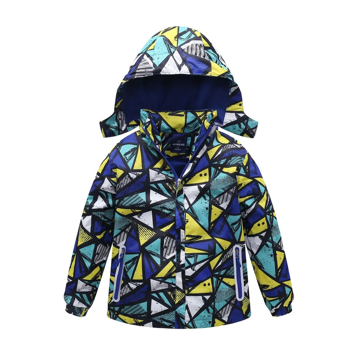 Chaqueta Impermeable Niños con Capucha y Forro Polar Junior Vintage Militar Camuflaje Chaquetas A Prueba Primavera Otoño Lluvia Chico Softshell Abrigo de Senderismo