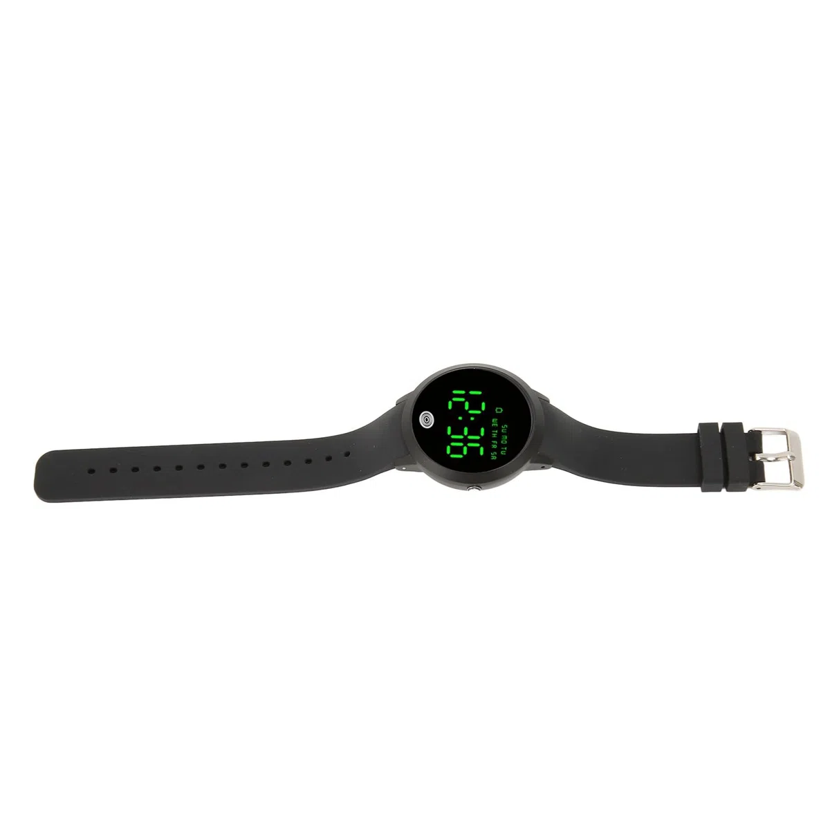 LJCM Reloj, Pantalla a Color Redonda Retroiluminada a Prueba de Golpes Simple 12 24 Horas de Conmutación SHO Hombres Reloj Digital para el Trabajo (Talla Grande)