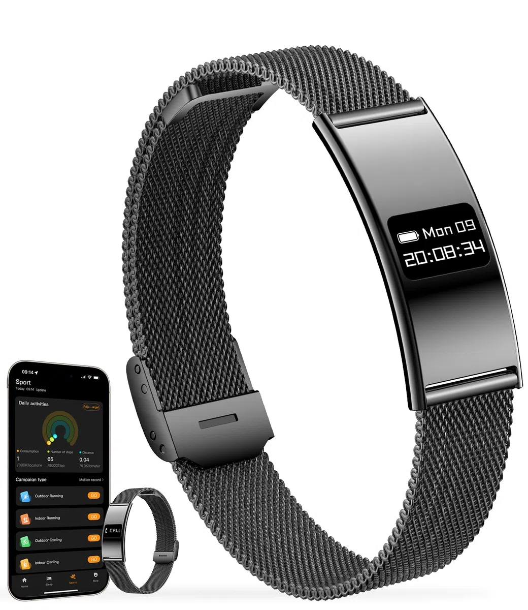 Pulsera Inteligente Unisex, Reloj Deportivo con Monitor de frecuencia cardíaca, oxígeno en Sangre, sueño, Impermeable, múltiples Modos Deportivos, Compatible con Android/iOS.