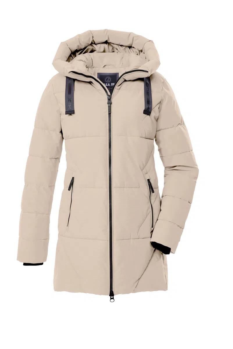 G.I.G.A. DX Mujer Parka de invierno funcional GW 30 WMN QLTD PRK | Repelente al agua 10.000 mm; transpirable 3.000 g/m²/24 h; cortavientos; bolsillos cremallera; protección frente al frío