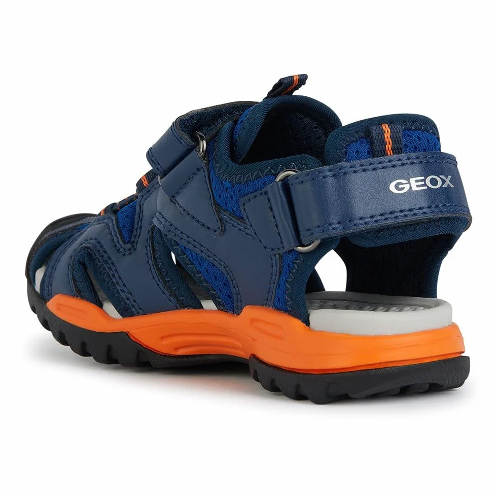 Geox J Borealis Boy C, Sandalia, Royal Orange, 34 EU
