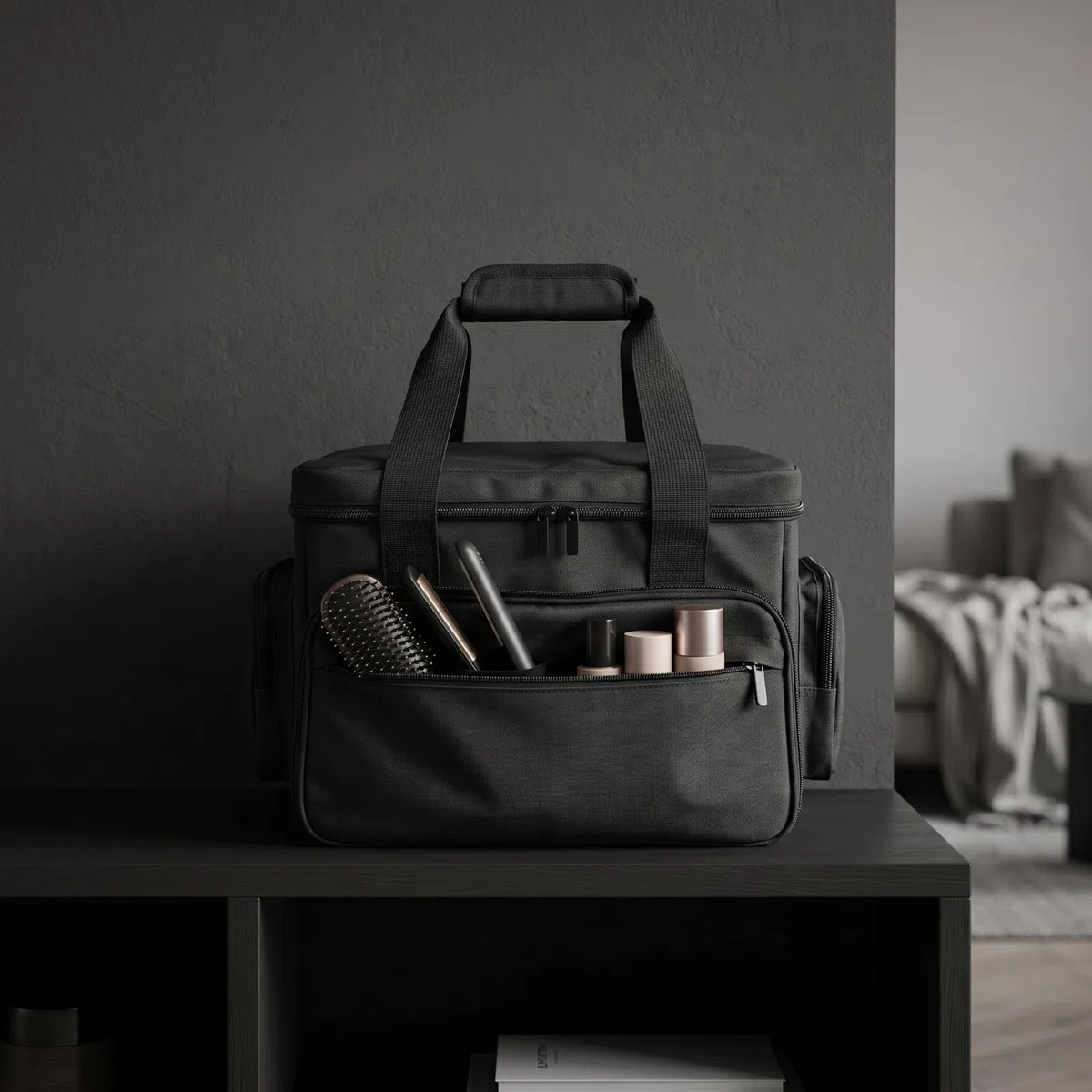 Neceser Viaje con Compartimentos Acolcdo Neceser Viaje Organización Práctica Organizador Cosméticos para Viajeros, Maquilladores, Maleta