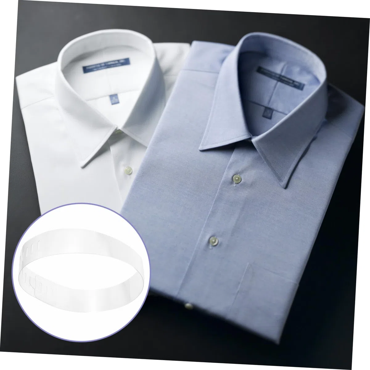 GALPADA Cuello Estribo La Camisa Se Queda Suéter Camisas Camisa De Pvc Accesorio Camisa Moldeador De Clavícula Soportes De Collar De Plástico El Plastico Transparent