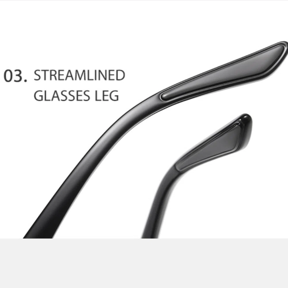 Gafas polarizadas con protección UV400, montura TR90, para exteriores, con protección antirreflejos y efecto de sol.