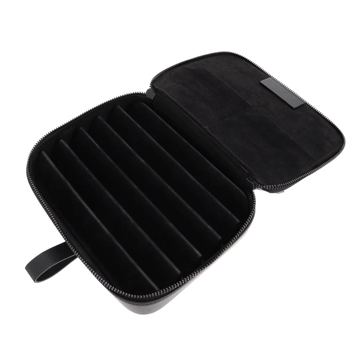 Estuche de Fibra Resistente a Rayaduras para Guardar Correas de Reloj y Pequeños Objetos, Fácil de Llevar, Adecuado para Viajes de Negocios y Vacaciones