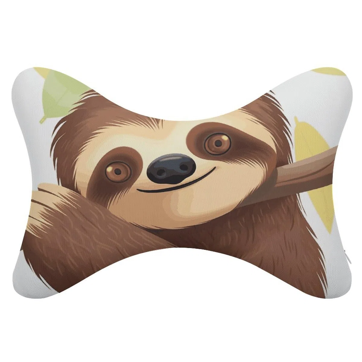 Almohada de perezoso, núcleo de almohada de espuma viscoelástica, cojín, proporciona apoyo para el cuello, almohadas de coche para viajes y oficinas en casa.