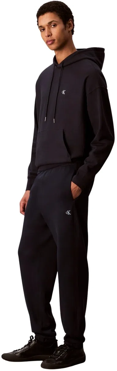 Calvin Klein Pantalón de chándal Hombre Terry Monogram con Bolsillo Trasero, Azul (Dark Sapphire), M