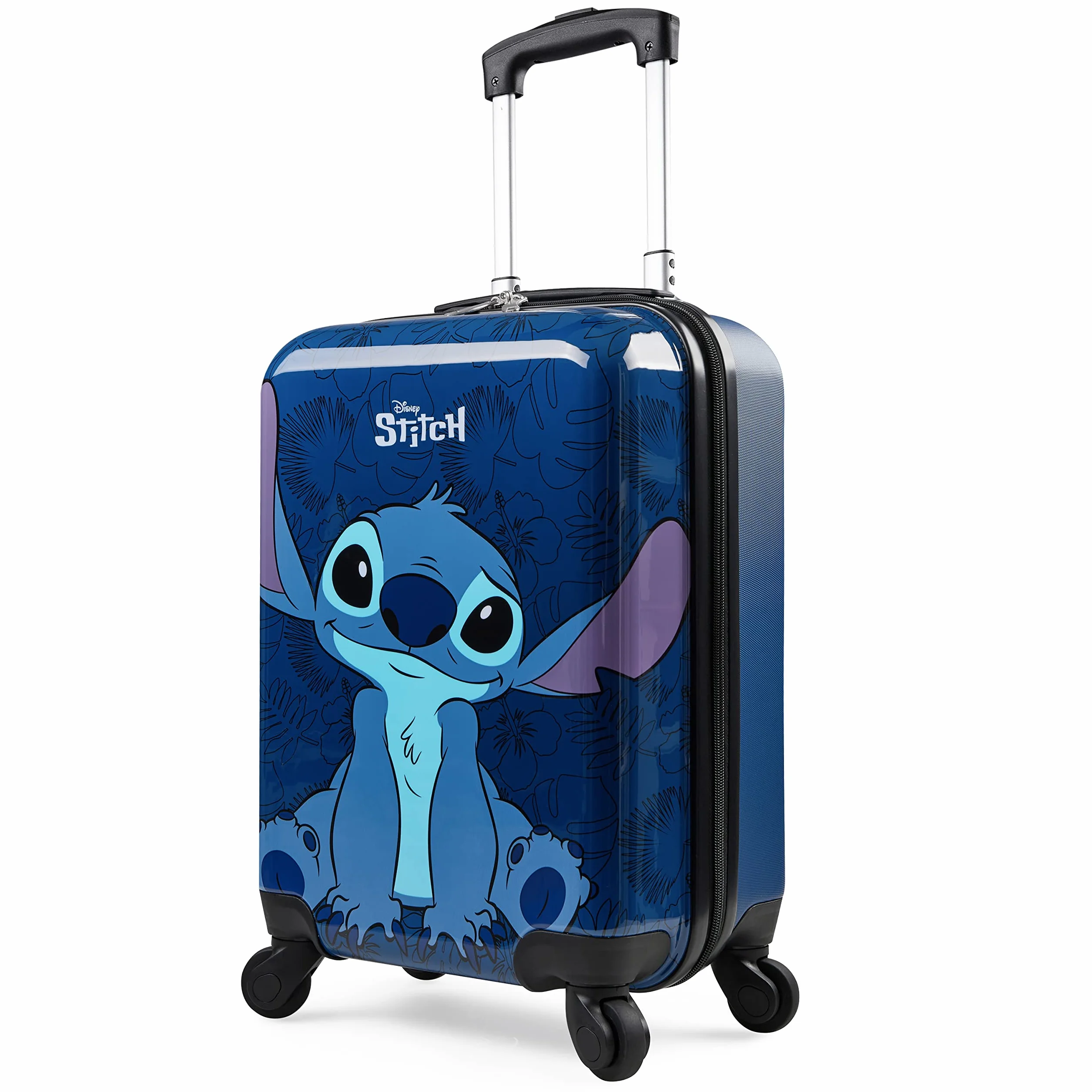 Disney Stitch Maleta de Viaje Rígidas 49 Centímetros 30 litros con 4 Ruedas - Regalos Niños (S (L49cm x W33cm - 30L), Armada)