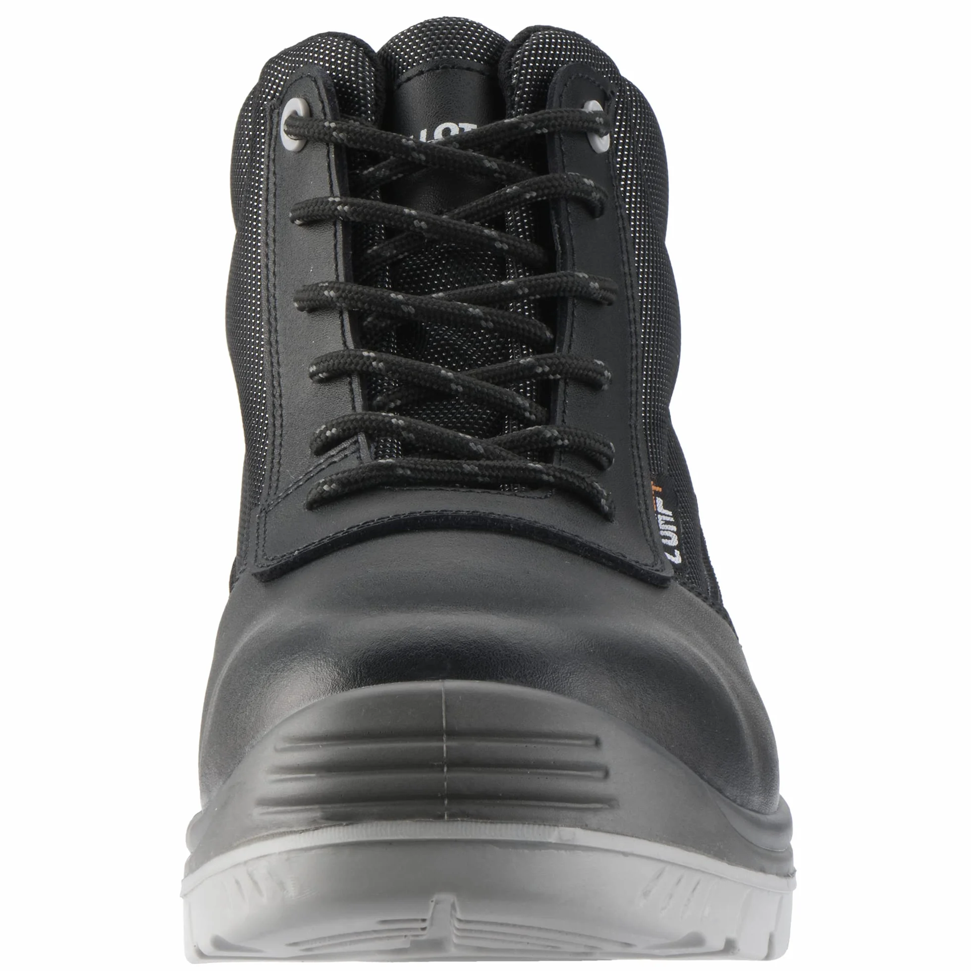 Bellota 72307NJS344 - Bota de Seguridad Comp+ Negra S3 de Hombre y Mujer (Talla 44) de Piel Hidrofugada Lisa, Acolchada y con Zonas Reforzadas Antiabrasión