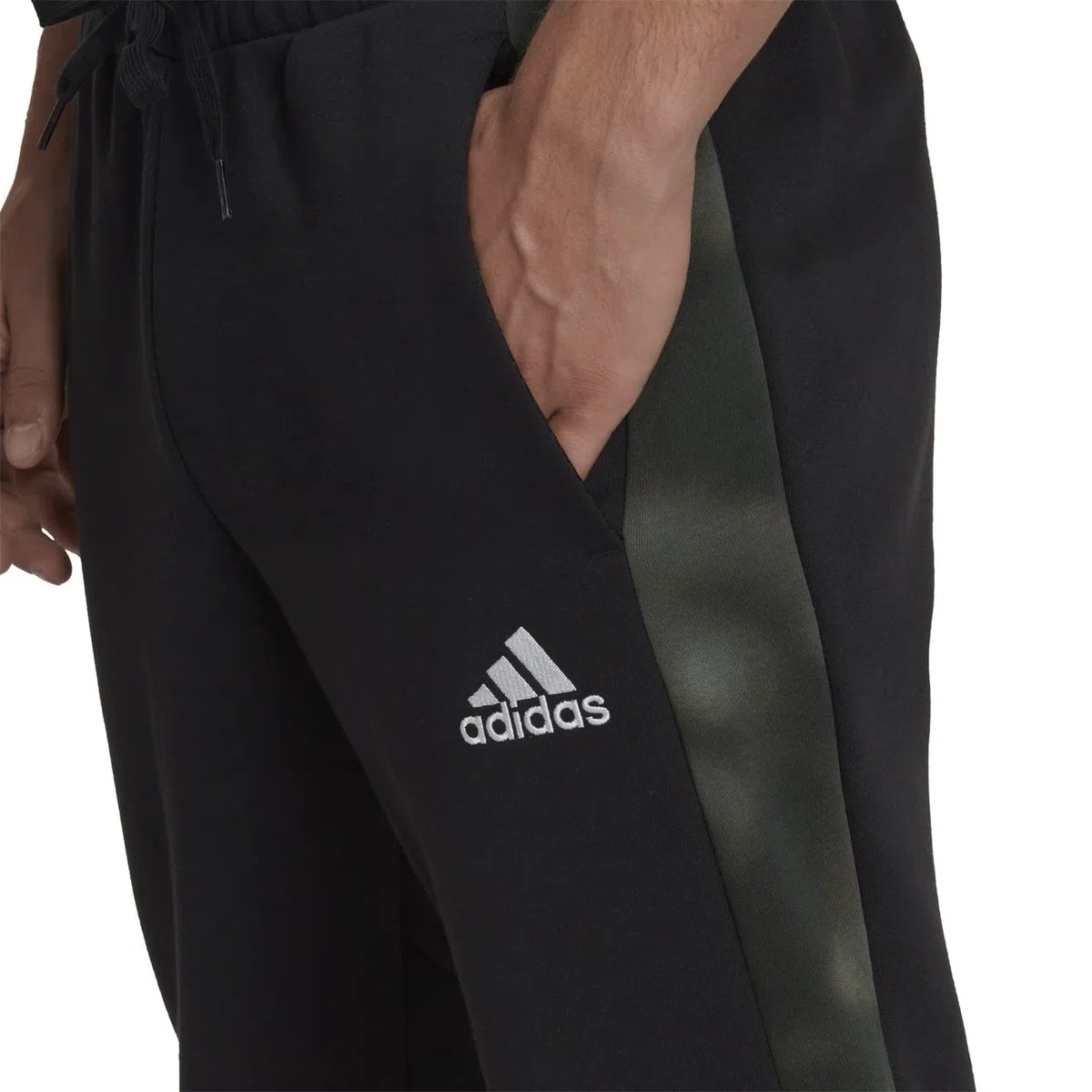 adidas Essentials Camo Print Fleece - Pantalones Deportivos Hombre