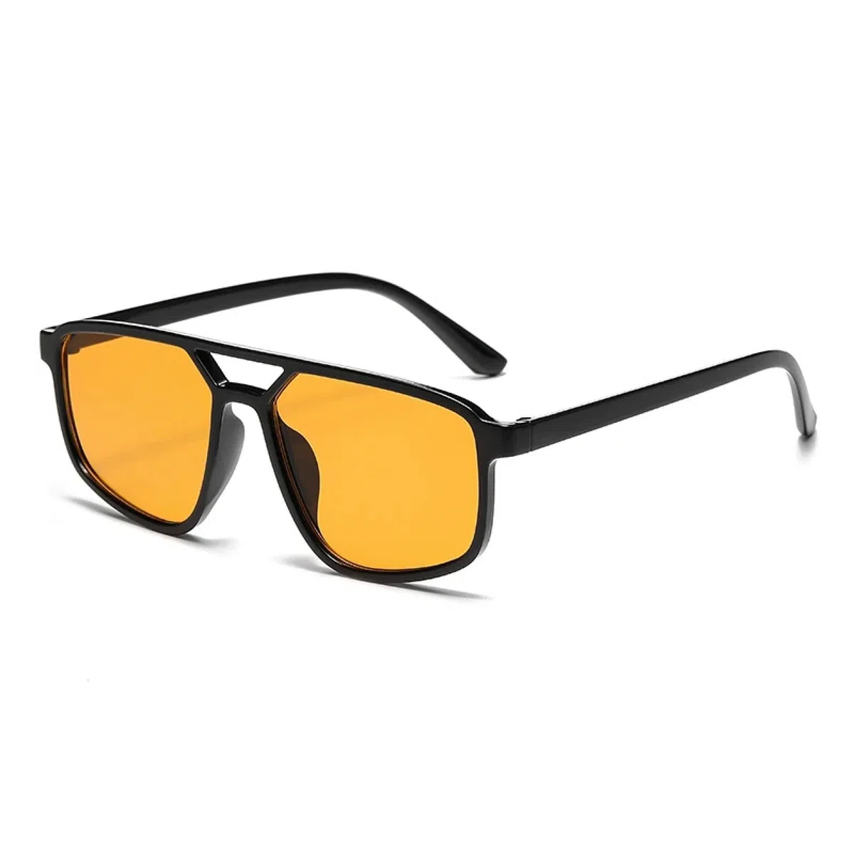 Gafas de sol con protección Uv400 | Marco pequeño doble puente | Mujeres y hombres para deportes al aire libre y conducción