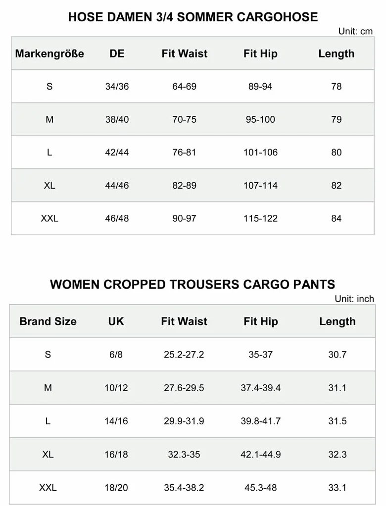 Hormtaer Pantalones cortos para mujer, estilo capri, estilo cargo, para verano, pantalones deportivos de 3/4 de longitud, pantalones de senderismo casuales con 6 bolsillos