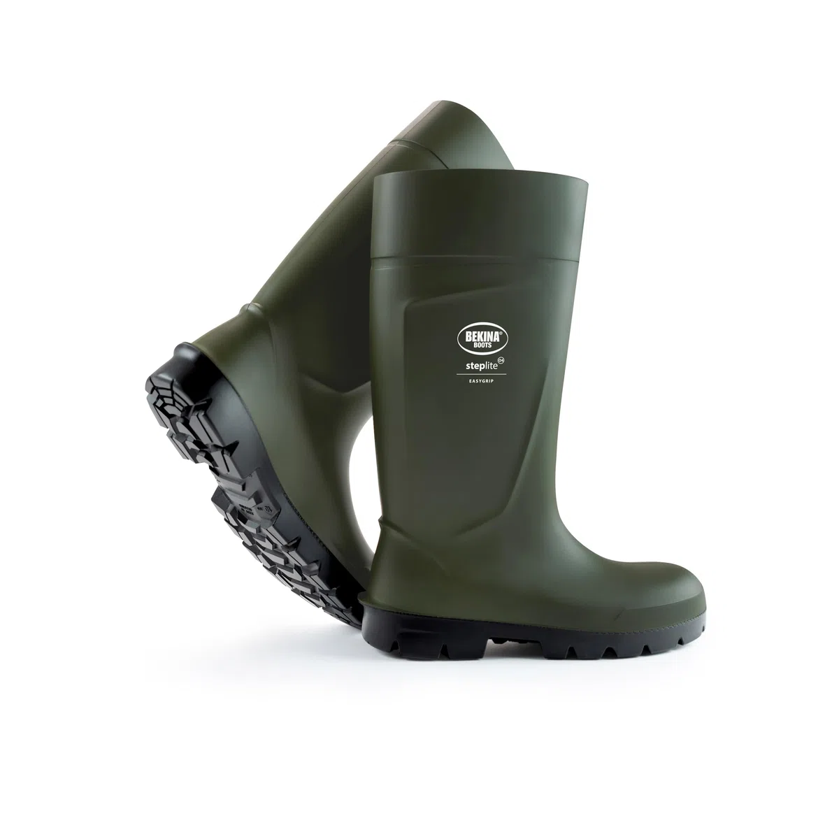 Botas de Seguridad para Hombres sin Puntera de Acero para la Agricultura, Ligeras, de Gran Comodidad, Suela Antideslizante, Resistentes al los Productos de Limpieza, Verde, EU 37 | Botas de trabajo ultraligeras y antideslizantes para hombre y mujer, suela