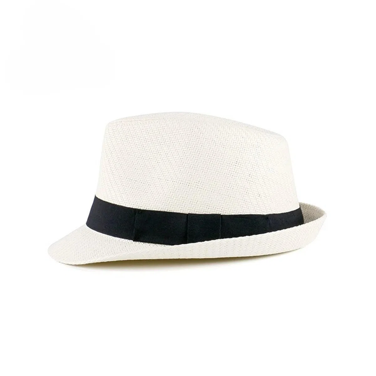 Sombrero Fedora Hombre Sombrero de paja grande for hombre, sombrero bombín, sombrero de paja de verano, sombrero de caballero, sombrero fedora for mujer, sombrero de cabeza grande for mujer(White blue