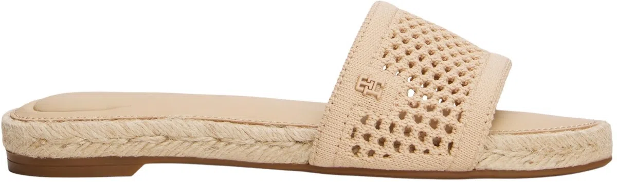 Tommy Hilfiger Sandalias Mujer Knit Mesh Alpargata con Malla