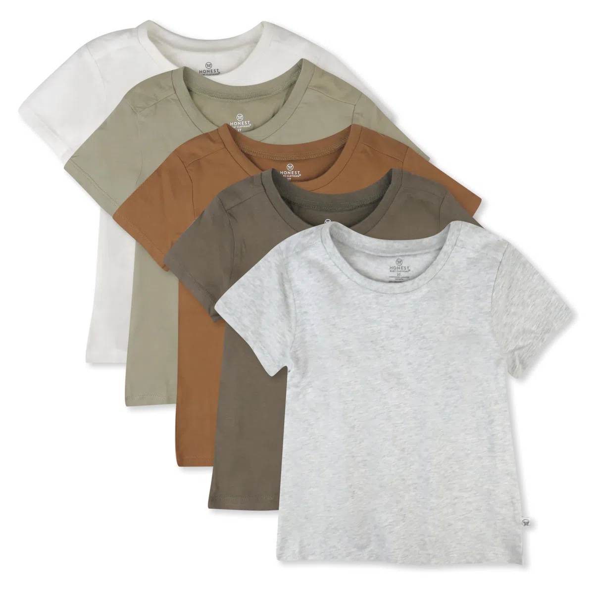 HonestBaby Conjunto de Playeras para bebés y niños pequeños