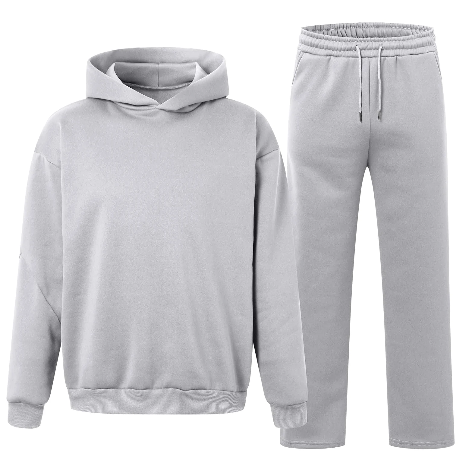 Genérico Conjunto Hombre 2 Piezas Verano Deporte Chándal Camiseta Manga Corta y Pantalones Cortos Algodón Transpirable Gym Caballero A161