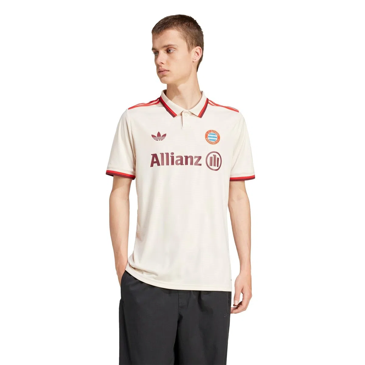 adidas FC Bayern - Camiseta de fútbol, color beige mixta FCB 3 JSY