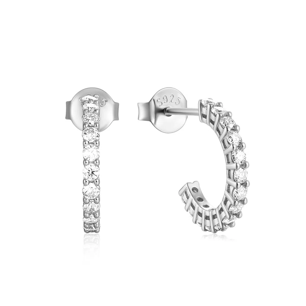 Pendientes para aniversario de boda, pendientes de aro de plata 925 para mujer, uso diario, festivo, elegante, regalo para fiestas de cumpleaños, otoño, dulzura