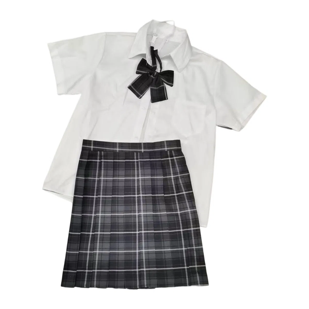 Uniforme Japonés Femenino, Camisa Y Falda Profesional de Manga Corta, M
