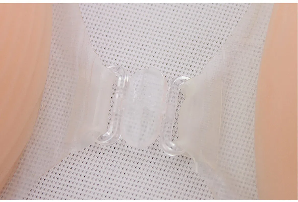 Prótesis Mamarias De Silicona Con Forma Gota, Almohadillas For Sujetador, Realce Tirantes Una Pieza For Travestis Y Personas Transgénero
