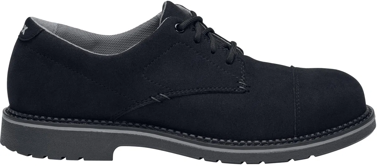 Uvex 1 Zapatos de seguridad con puntera de acero, zapatos de trabajo resistentes y transpirables S3 SRC, unisex, color negro, talla 51